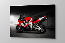 Obraz Cestná motorka červená 1723